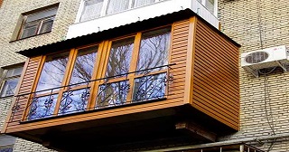 Внешняя отделка балкона Чапаевск цена от 1046 руб. м/2.